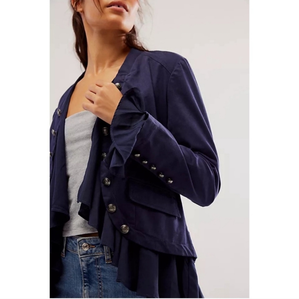 Free People Romance Ruffles Jacket - Picture 4 of 4
